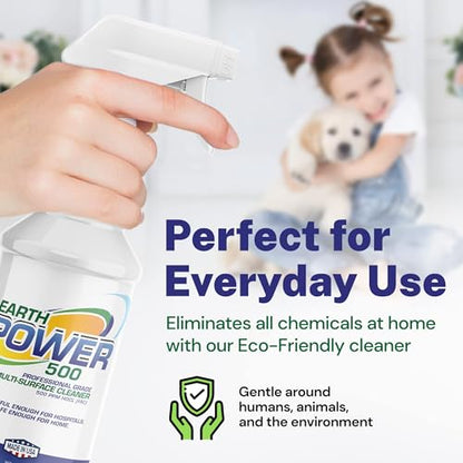 Earth Power Hypochlorous Acid 500 PPM Multipurpose Cleaner – 32 oz - style: 32 Fl Oz