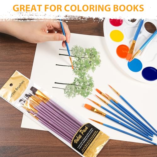 S & E TEACHER'S EDITION 330 Pcs Paint Brush Set (Pack of 2) - size: 330 Pcs Pack (Pack of 2)