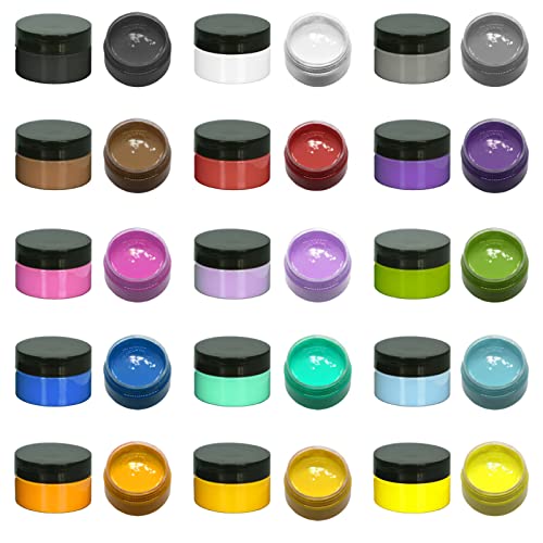 15 Jars Chalk Paste Paint Set, Fabric Silk Screen Printing Ink Adhesive Stencil Paint, DIY Home Decor Mesh Transfers Paste Painting on Wood, Chalkboard, Furniture, Crafts Art Paste Supplies - color: 15 Colors Chalk Paste