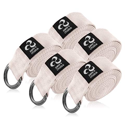 Stretching Straps and Yoga Blocks - Yoga Beginner Kit for Pilates & Gym