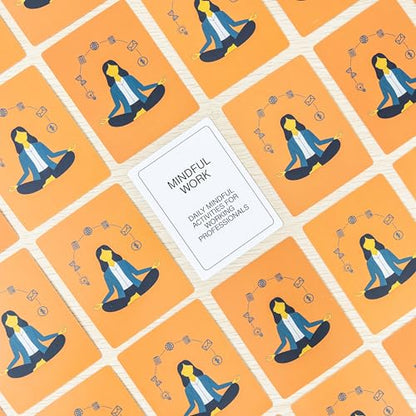 100 Mindful Work Cards – Mindfulness & Self‑Care Prompts for Professionals | Desk & Travel Deck for Stress Relief, Focus, Motivation & Well‑Being - style: Work Cards