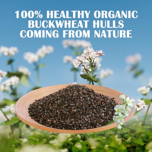 USlixury Buckwheat husks - 1 LB Pillow Fillings, Stuffing Bulks, 100% Buckwheat Pillow Replacement