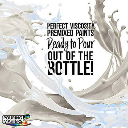 Pouring Masters Blue Interference Pearl Special Effects Acrylic Pouring Paint - Premium 64-Ounce Pre-Mixed Fluid Acrylic Paint - Fluid Art Supplies for Canvas, Wood, Paper, Tile & Rocks - color: Blue, size: 64 Fl Oz (Pack of 1)