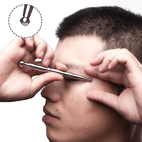 FeelFree Sport Manual Acupuncture Pen, Acupressure Pen & Fascia Stick | Stainless steel massage tool with dual heads for trigger points