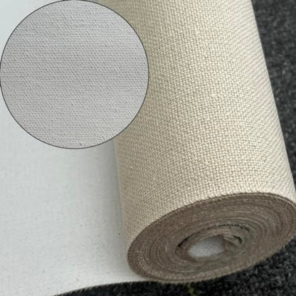 Cuttable Canvas Rolls for Painting 26 inches Wide16.4 Foot Long (5m Roll) Primed coarse-Weave Rough Textured Canvas Heavyweight Cotton 510 gm