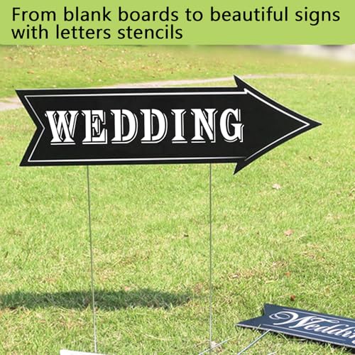 4inch Letter Stencils for Painting, Number and Symbols Craft Stencil | 49Pcs Uppercase Alphabet Drawing Templates Reusable DIY Spray Painting Stencil for Wall Art, Wedding, Birthday, Thanksgiving - size: 4 INCH
