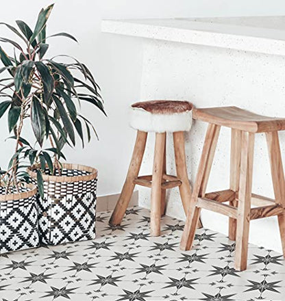 2pcs Reusable Tile Stencils 12 x 12 Inch Template for Painting Floor Cement Wall Furniture Wood DIY Home Décor Art Craft - size: 12x12 inch