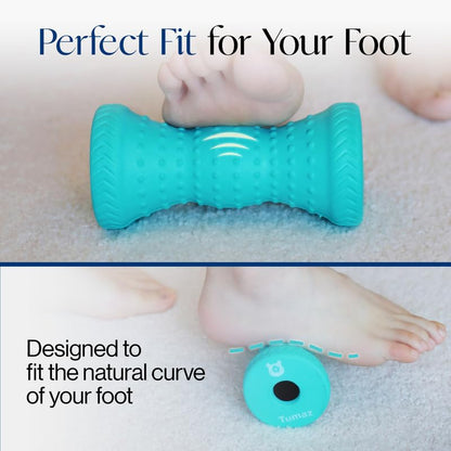 Tumaz Foot Roller for Deep Tissue Massage & Reflexology - color: Turquoise