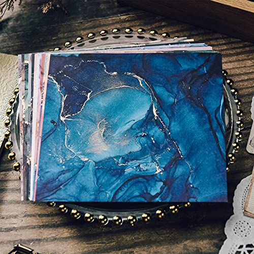 YASMEN Marble Colored Scrapbook Paper Pad, 6x6 Single-Sided Valentine Cardstock Paper Pad for Card Making, Journals, Planner, DIY Envelopes, Greeting Cards, Gift Card, Decorative Art Craft -24 Sheets - color: Marble - 6×6