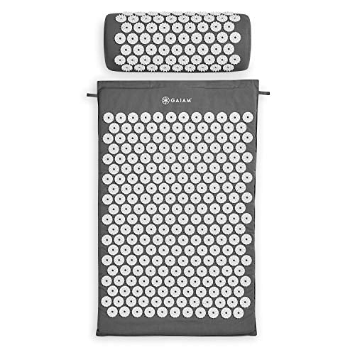Gaiam Acupressure Mat & Pillow Set, Neck, Shoulder & Back