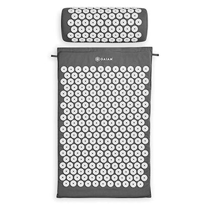 Gaiam Acupressure Mat & Pillow Set, Neck, Shoulder & Back