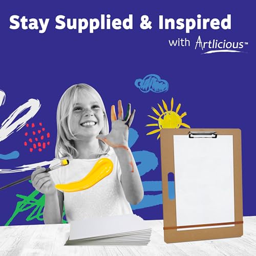 Artlicious Hardcover Sketch Book 2 Pack, 5.5" x 8" Black Drawing Books, 110 Sheets Each, 120 GSM Acid-Free Paper, Hardbound Sketchbooks for Pencil, Graphite, Charcoal & Pen