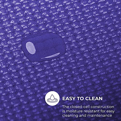 Voyage 5mm Studio Yoga Mats, 4 Pack, 72x24in - color: Purple