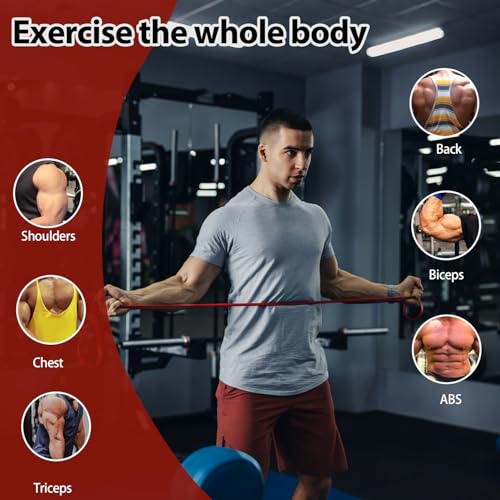 Resistance Bands, Pull Up Assistance Bands Set for Men & Women, Exercise Workout Bands for Working Out, Muscle Training, Physical Therapy, Body Stretching