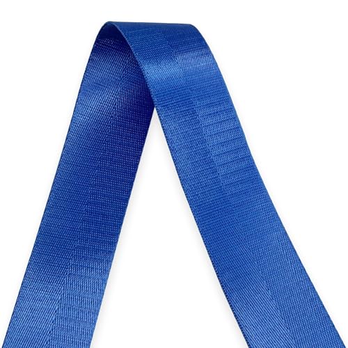 1 1/2" Royal Blue Nylon Webbing 12yds for Bag Straps Crafts - color: Royal Blue