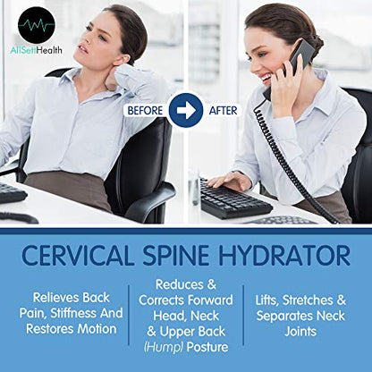 Posture Neck Exercising Cervical Spine Hydrator Pump Relief for Stiffness, Relieves Neck Pain