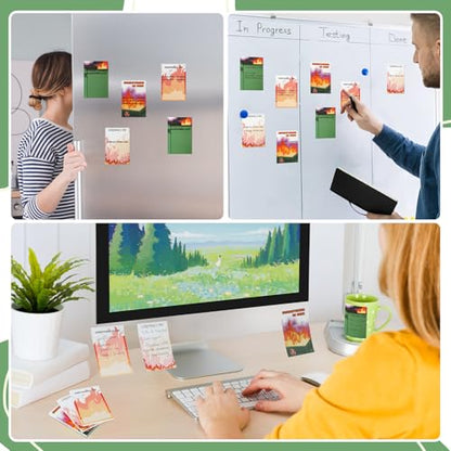 Dumpster On Fire Desk Accessories,Flames are Burning Cute Sticky Notes | 12 Pads 3.54 x 2.36 Inch,It's Fine I'm Fine Everything is Fine,Memo Notes Funny Office Gifts for Women Men Coworkers - color: 12pcs Dumpster-b