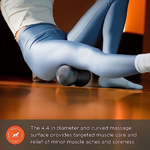 Tiger Tail Tiger Ball Large 8-Inch Long by 4.4-Inch High Peanut Foam Roller Double Ball: Self-Help Body Massage Tool for Trigger Points and Muscle Knots