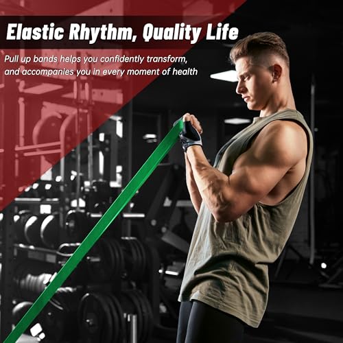 5-Level Resistance Bands for Working Out, Pull Up Assistance Bands - color: 5PCS-Multicolor