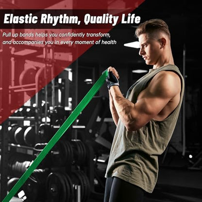 5-Level Resistance Bands for Working Out, Pull Up Assistance Bands - color: 5PCS-Multicolor