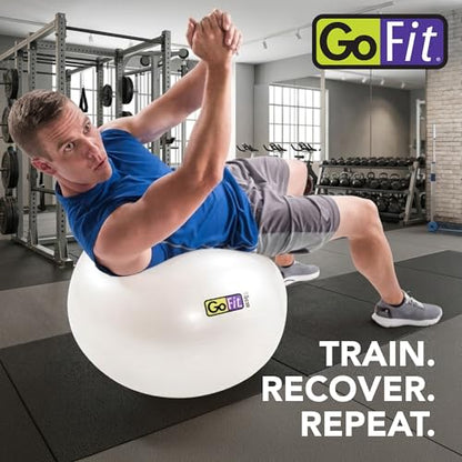 GoFit Stability Ball - color: White, size: 65 cm