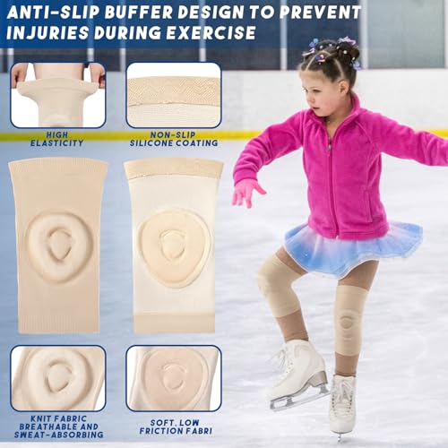 Shappy 2 Pair Knee Pads for Dancing Figure Skating - size: Small