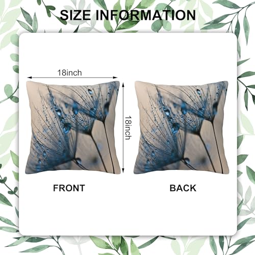 Throw Pillow Cover Case Modern Floral Pillow Covers 18x18 Inch Set of 2,Soft Decorative Throw Pillow Case for Living Room Bedroom Sofa Couch Cushion Covers - color: Modern Floral