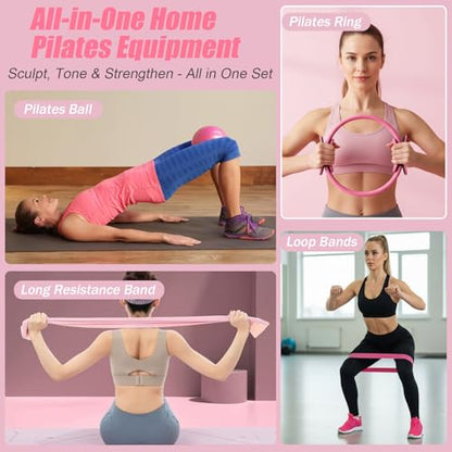 Pilates Equipment, Pilates Kit for Women Home Workouts