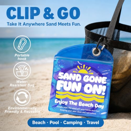 Sand Remover for Beach Towels - Soft Quick Clean Mitt for Kids & Adults | Removes Sand in Seconds,Gentle on Skin,Reusable & Washable,Beach Vacation Essential,Perfect for Beach, Pool & Camping - color: Sea Turtle B