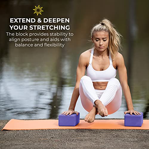 Bulk 4in Foam Yoga Blocks, 10 Pack - color: Assorted