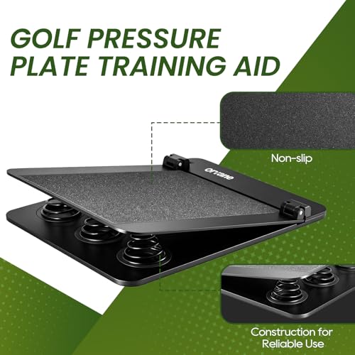Golf Pressure Plate Training Aid, Adjustable Balance Board
