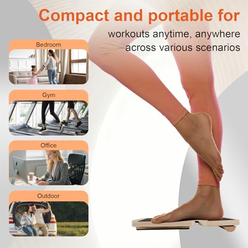 Ankle Balance Board for Plantar Fasciitis & Foot Pain | Non-slip, adjustable balance board for foot pain relief, ankle & calf strengthening. Ideal for home gym and physical therapy.