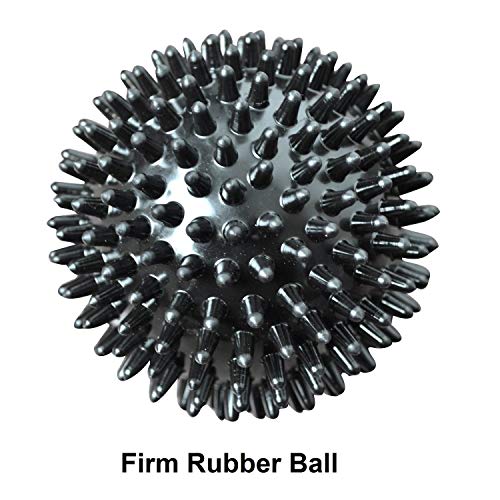 Massage Ball Set - Set of Four, with Varying Densities and Sizes, for Yoga/Trigger Point Self Myofascial Release/Muscle Tension Relief