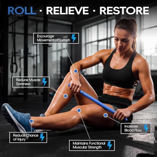 Massage Roller Stick – Deep Tissue Muscle Roller for Full Body