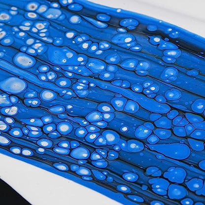 Nicpro Titanium White Color Acrylic Pour Paint, 33.8oz Pre-Mixed Pouring | Paint Supplies with Silicone Pour Oil & Gloves for Canvas, Rock, Wood Cell Creation Flow DIY Art Painting, Ready to Pour - color: 33.8oz-white
