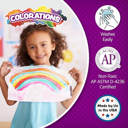 Colorations Paraben-Free Washable Yellow Tempera Paint for Kids, 1 Gallon | Vibrant, Non-Toxic and Made in the USA - color: Yellow