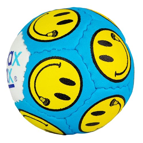 SWAX LAX Lacrosse Training Ball - Indoor Outdoor Practice Less Bounce & Rebounds - color: Smile