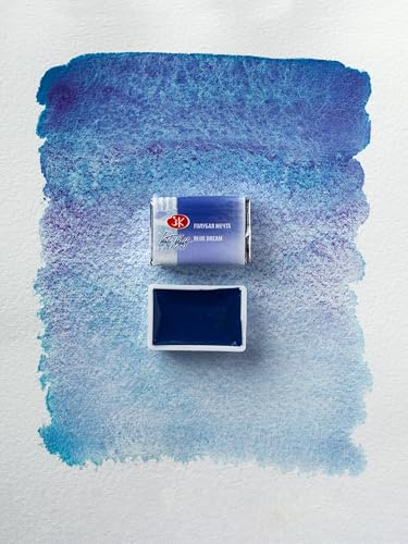 White Nights Limited Edition Granulation Metamorphoses Watercolor Collection of Professional Artist Grade Paints Vibrant Lightfast Colors by Nevskaya Palitra (Dream) - color: Dream