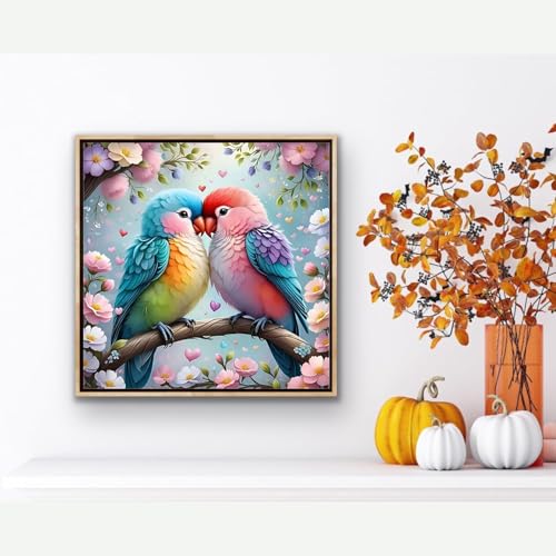 ARPADAMO Diamond Art Kits for Adults,Birds Diamond Painting Kits 14 x 14in | Diamond Painting Kit - Sparkling Full Drill Design Perfect for Home Decor, Holiday Gifting, And Relaxing Crafting 14x14inch - color: DP00414