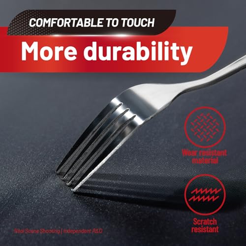 Plastic Table Cover Roll, 310 Ft X 54 In Table Cloth Disposable with Cutter | Black Gold Tablecloth Premium PEVA Plastic Table Cloth Disposable Roll with Cutter for Graduation Parties, Banquets, Dinners - color: Black and Gold, size: 3720" x 54" (Rectangu