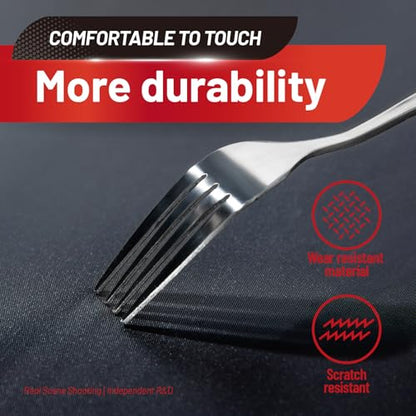 Plastic Table Cover Roll, 310 Ft X 54 In Table Cloth Disposable with Cutter | Black Gold Tablecloth Premium PEVA Plastic Table Cloth Disposable Roll with Cutter for Graduation Parties, Banquets, Dinners - color: Black and Gold, size: 3720" x 54" (Rectangu