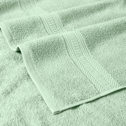 Modern Threads 6-Piece Rayon from Bamboo & Cotton Blend Towel Set - Ultra Soft & Absorbent, Seafoam - color: Green