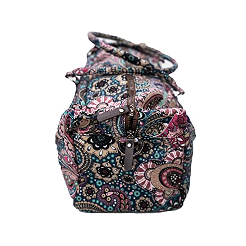 Mount Adams Yoga Mat Bag, 26"x8"x8", Fits Mats up to 74"x26"x6mm | Yoga Bag for Exercise Mat, Straps, and Blocks - Gym Duffle Bag for Sports, Workout, Training, and Fitness - color: Paisley