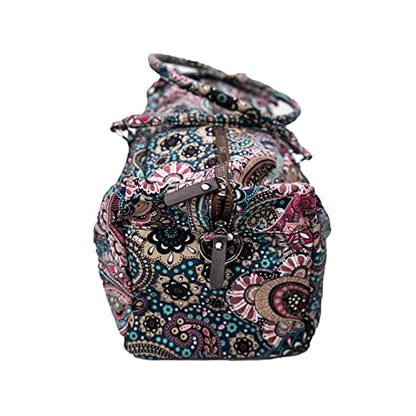 Mount Adams Yoga Mat Bag, 26"x8"x8", Fits Mats up to 74"x26"x6mm - color: Paisley