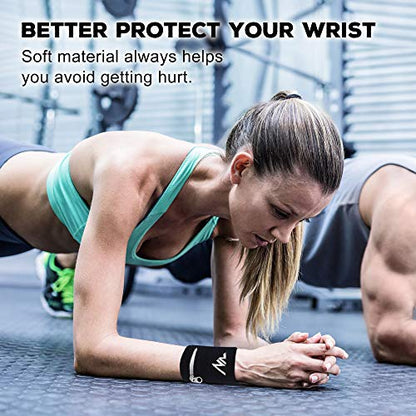 NEWZILL Wrist Wallet Wristband with Zipper - Cotton Sweatbands for Men & Women, Ideal for Running, Walking, Basketball, Football, Tennis, Hiking - color: Black/White, style: Small-1PCS