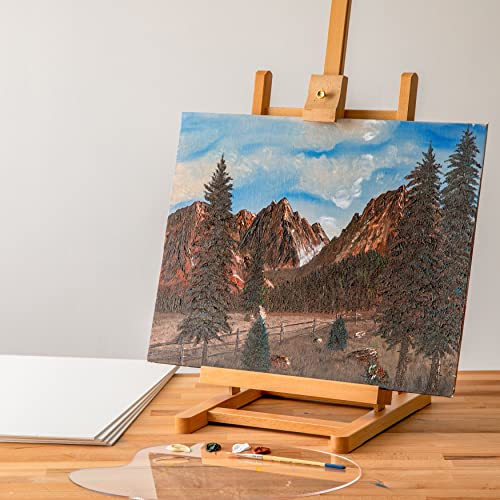 Artist's Loft 16" x 20" White Canvas Panel Value Pack Necessities - Archival Quality and Acid Free Cotton Canvas for Acrylic and Oil Paints - 1 Pack