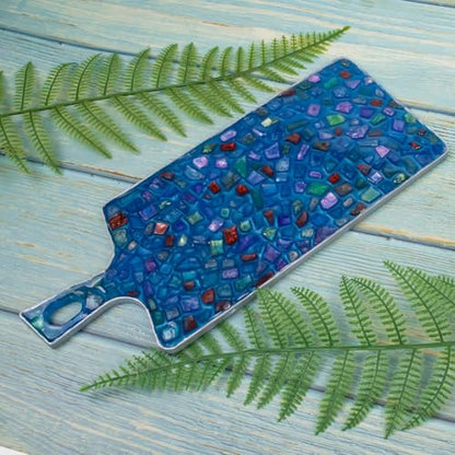 Cheese Board Epoxy Resin Mold with Handles 13 inch Paddle - color: Rectangular Cheese Boards (Set of 2)