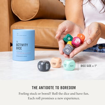 Two Tumbleweeds Mood-Boosting Activity Dice – Set of 9 Dice