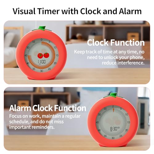 Tomato Kids Visual Timer for Classroom, Office and Meetings