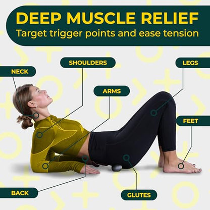 Deep Recovery Yoga Deep Tissue Massage Ball Set, Firm Density – 2.9-Inch Myofascial Release Balls for Feet, Back, Neck, Legs & Arms – Trigger Point & Mobility Therapy (2-Pack) - style: Firm